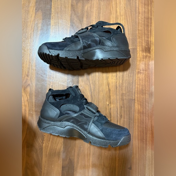 Nike Air Trainer Huarache Triple Black Retro Sneakers Shoes Men’s Size 11.5 main image 6
